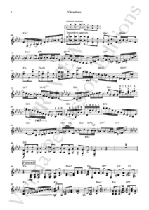 Afro Blue – sample page - vibraphone & piano