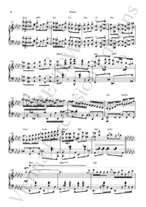 Afro Blue – sample page - vibraphone & piano