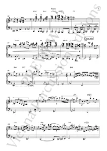 Bag's Groove – sample page - vibraphone & piano