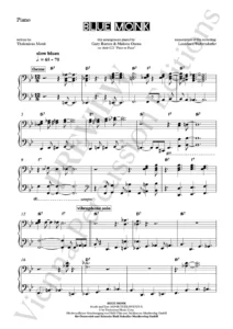 Blue Monk – sample page - vibraphone & piano