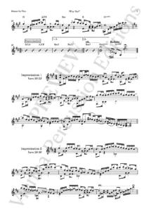 Dinner for Two – sample page - vibraphone