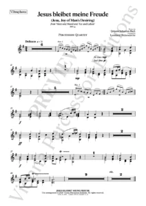 Jesus bleibet meine Freude – sample page - percussion ensemble
