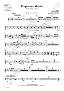 Perpetuum Mobile – sample page - percussion ensemble