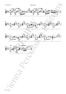 Sticking Together – sample page - vibraphone solo