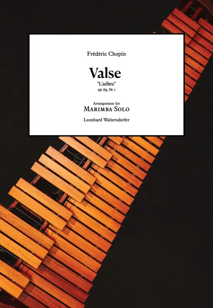 Valse "L'adieu" – Marimba Solo – after Frédéric Chopin – Vienna Percussion Editions