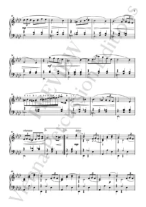Valse – sample page - marimba solo