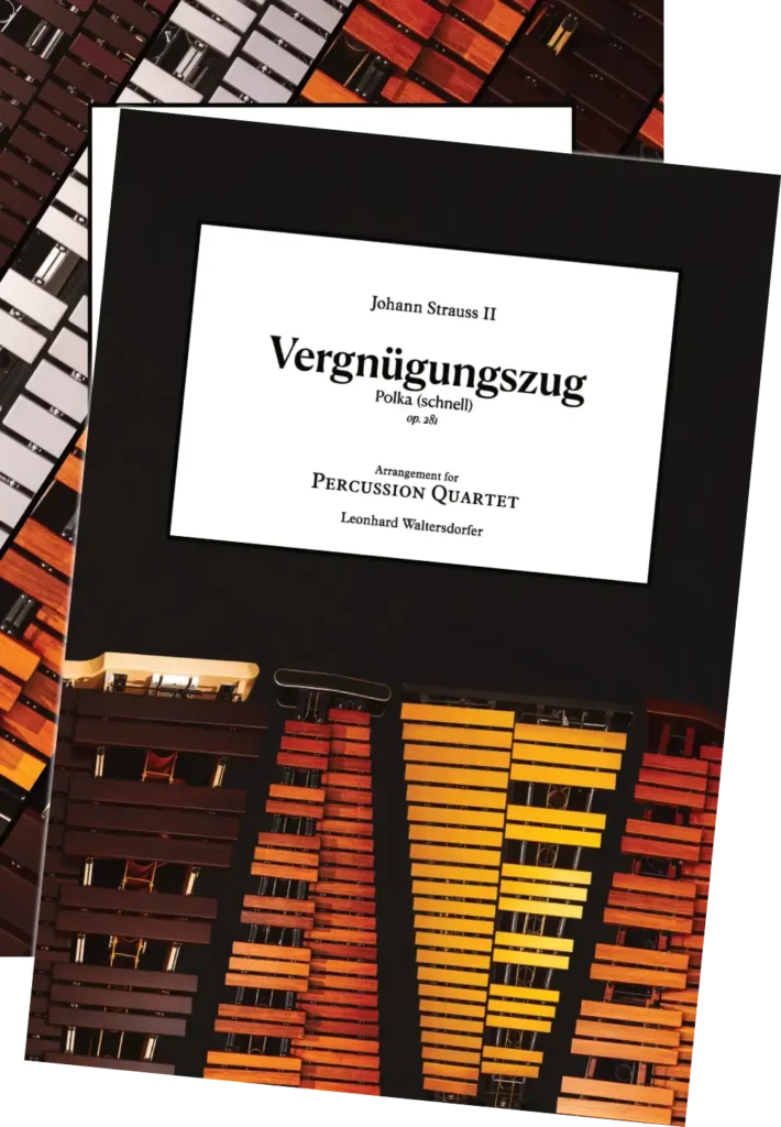 Vergnügungszug – Percussion Ensemble – after Johann Strauss – Vienna Percussion Editions