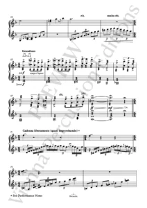 Melandie – sample page - vibraphone solo